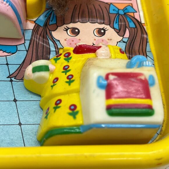 Dolly Pops Bathtime Playset Doll Carry Case 1979 Vintage Knickerbocker Complete - Picture 4 of 14